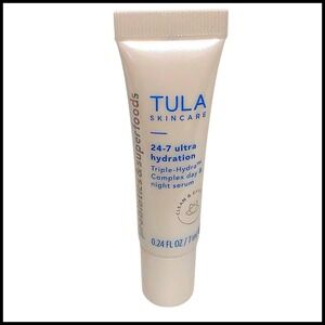Tula Skincare 24-7 Ultra Hydration‎ Triple-Hydra Complex Day Night Serum 0.24oz